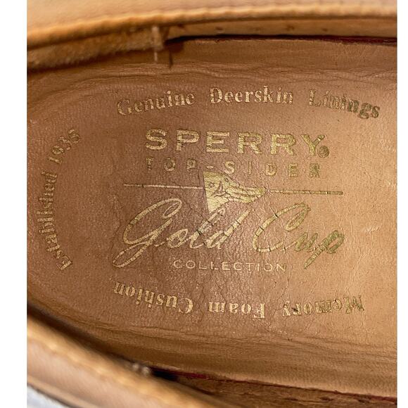 Sperry Top-Sider Gold Cup Collection Leather Boat Shoes - Men\'s Size 9 M